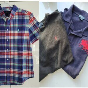 Polo Ralph Lauren Lot of 3 Boys shirts Size L (14-16)
